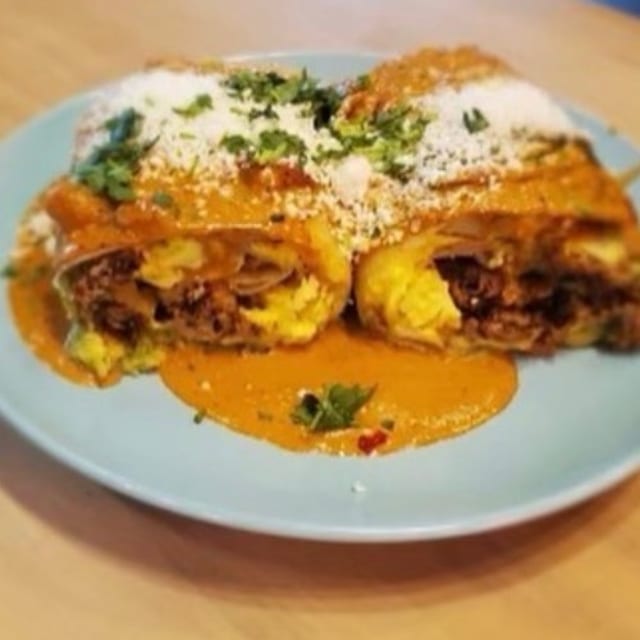 Breakfast burrito.
